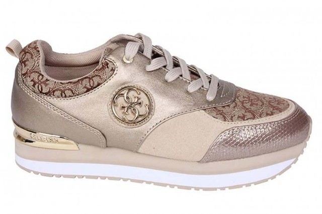 Sneakers Woman Guess FLRMM1ELE12 BEIGE 40 Sneakers Woman Guess FLRMM1ELE12 BEIGE 40
