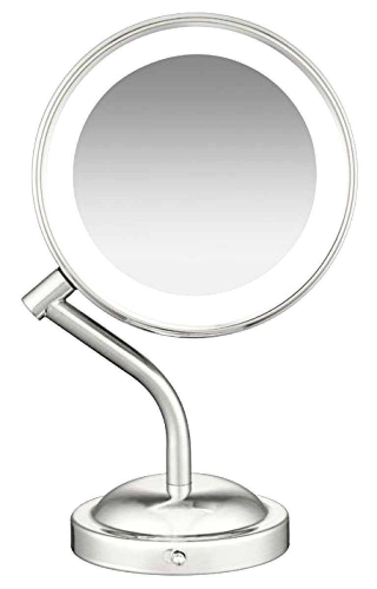 Conair Round Shaped Led Double Sided Battery Operated Lighted Makeup - Battery Operated Lighted Makeup Mirrors Conair Round Shaped Led Double Sided Battery Operated Lighted Makeup - Battery Operated Lighted Makeup Mirrors