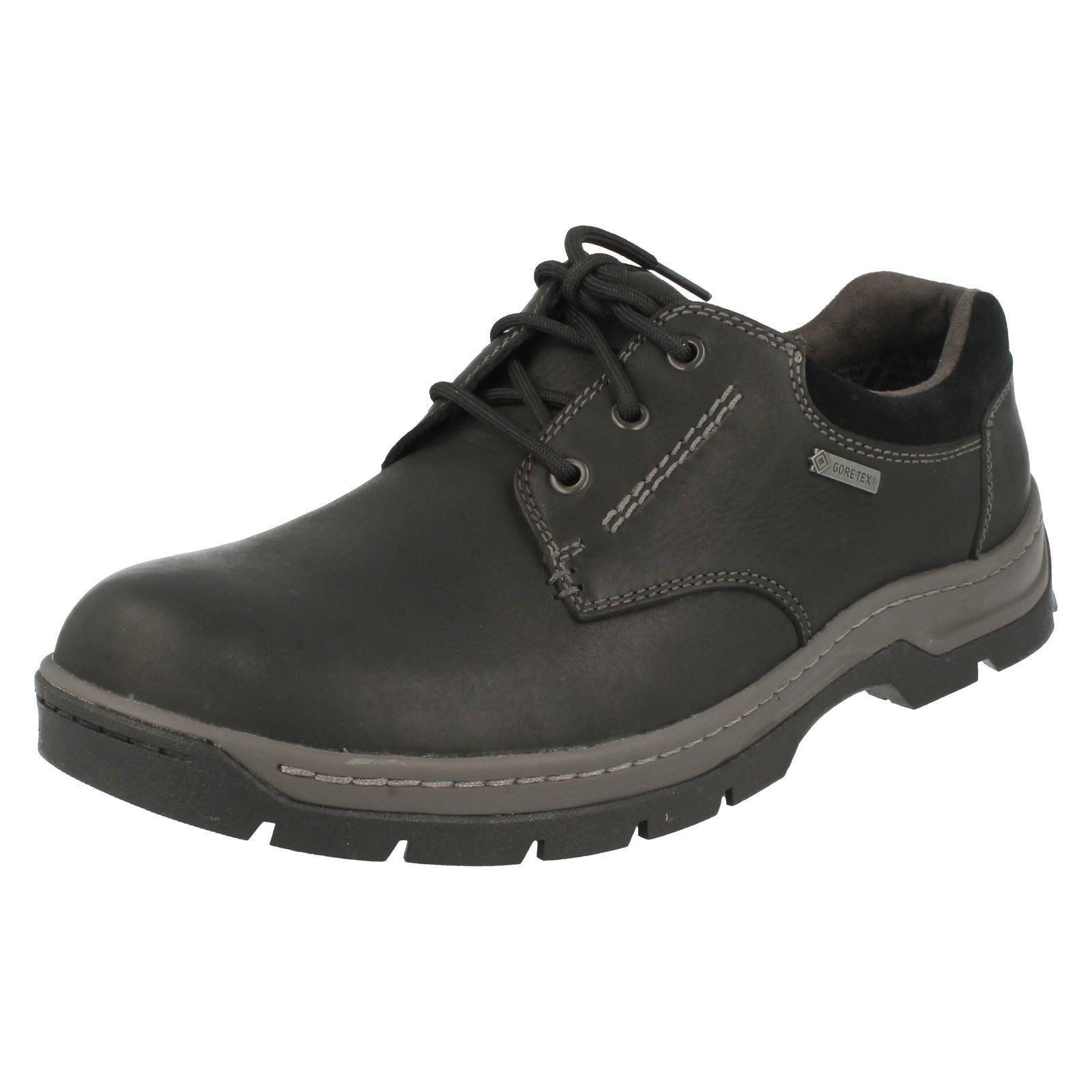 Mens Clarks Stanten Walk GTX Leather Lace Up Waterproof Zapatos G Fitting Mens Waterproof Clarks Stanten Walk GTX Leather Lace Up Waterproof Mens Zapatos G Fitting 9a930b