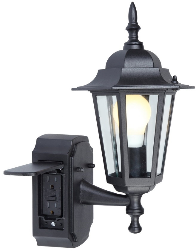 Exterior Wall Light Fixture Outdoor Lamp Coach Electrical Plug In Picture 1 Of 3