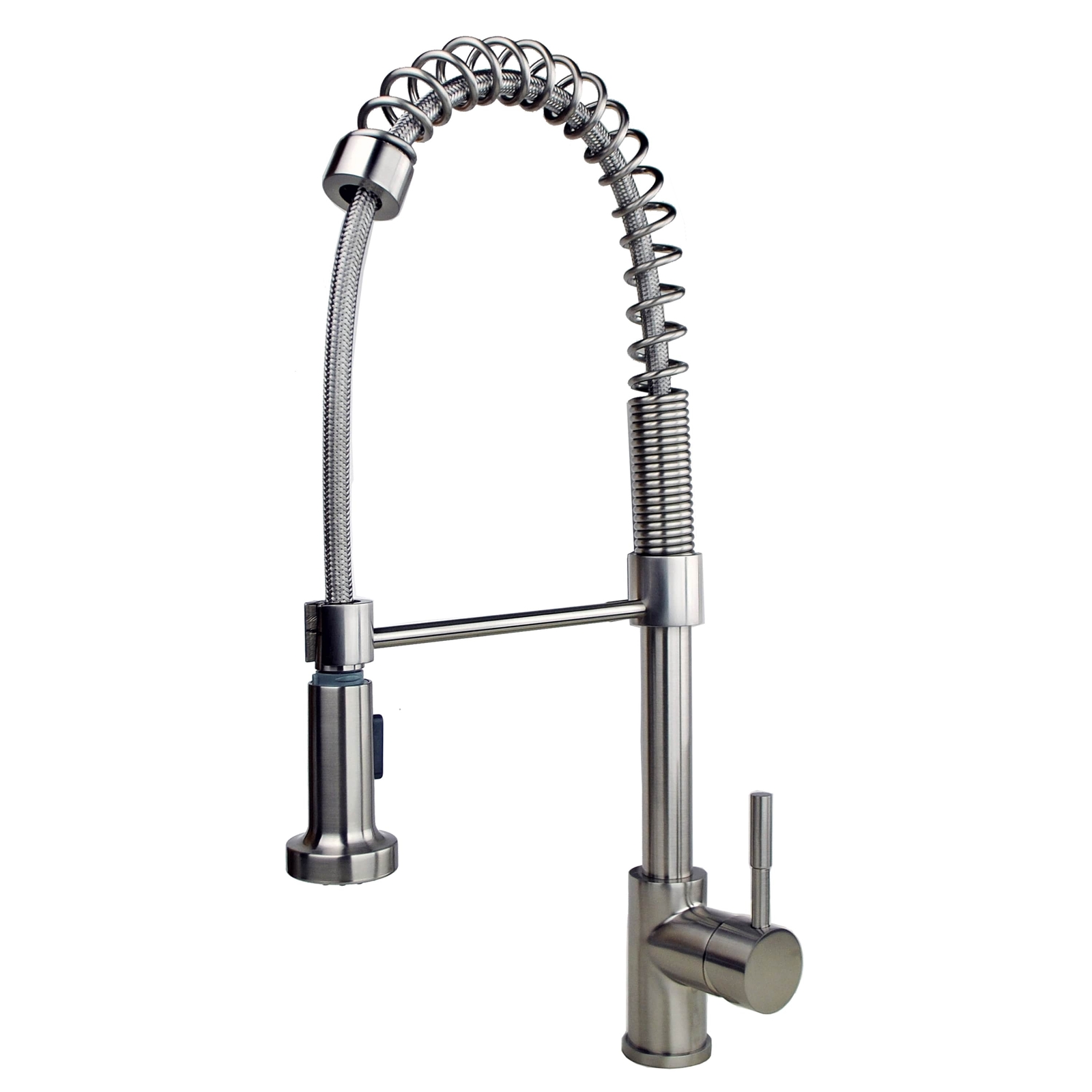 Builders Pe 1151ss Single Handle Spring Pull Down Kitchen Faucet Picture 1 Of 5
