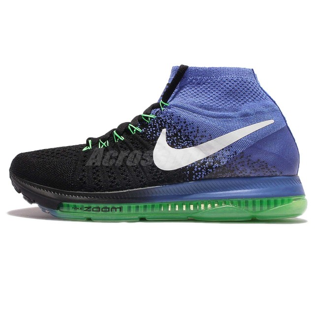 Wmns Nike Zoom All Out Flyknit Blue Black Women Running Shoes Sneaker 845361014 Wmns Nike Zoom All Out Flyknit Blue Black Women Running Shoes Sneaker 845361014