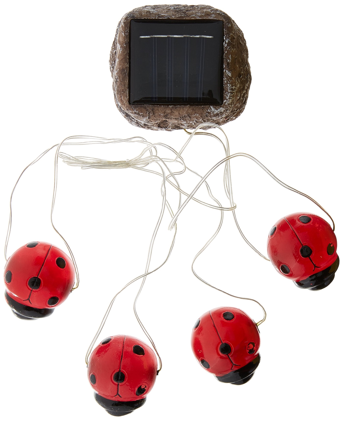 Gardening Garden E Joy Solar Ladybug Outdoor String Lights Powered Brand New T