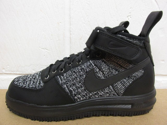 Da Donna Nike Lunar Force 1 Flyknit workboot 860558 001nero Scarpe Da Ginnastica Da Donna Nike Lunar Force 1 Flyknit workboot 860558 001nero Scarpe Da Ginnastica