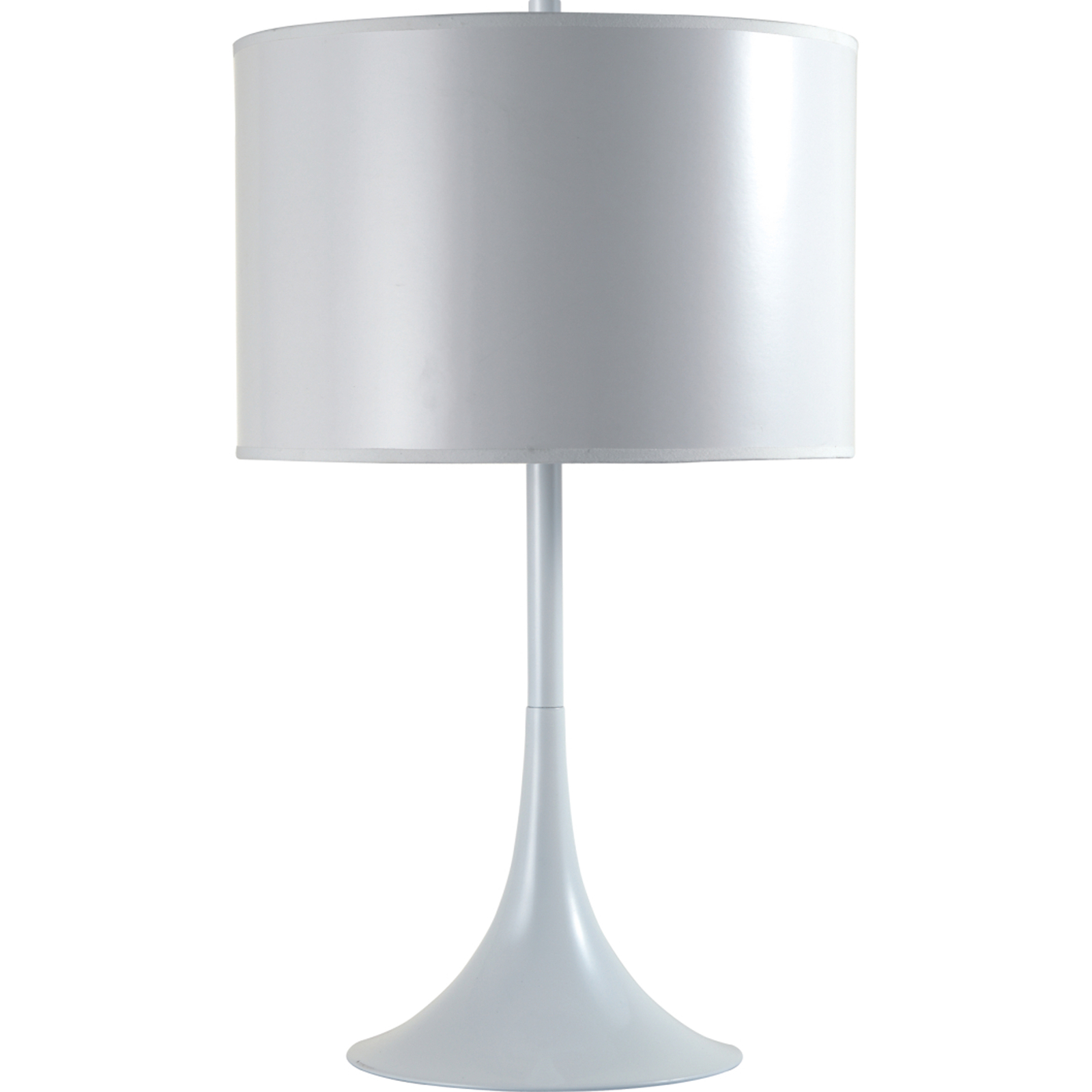 Ore International 25 In Modern White Metal Table Lamp 6271wh Picture 1 Of