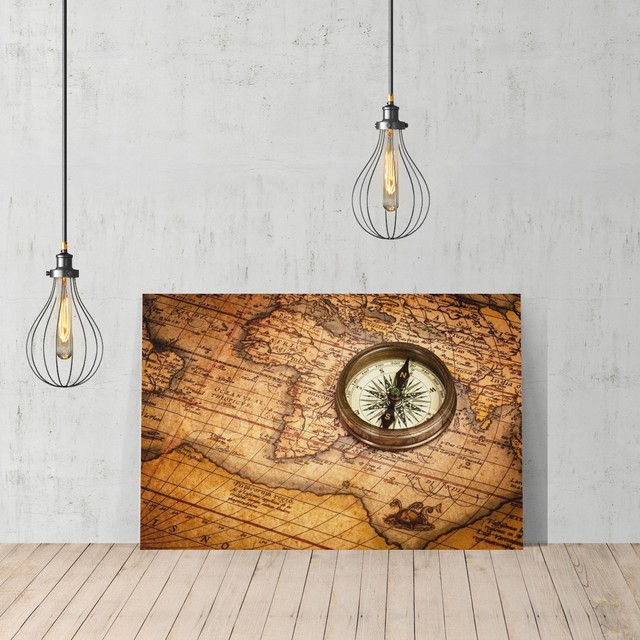 Decorative Canvas Print United Usa Old World Map Wall Décor Ready To Decorative Canvas Print United Old World Map Wall Décor Ready To Hang