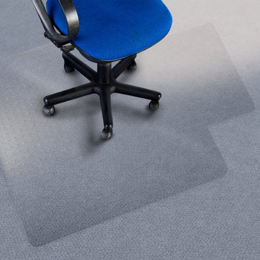 Office Marshal Polycarbonate Chair Mat With Lip For High Pile Carpet Picture 1 Of 4