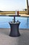 Keter Kühl Bar Rattan-Optik,Café- und Loungetisch,Beistelltisch,230903 anthrazit