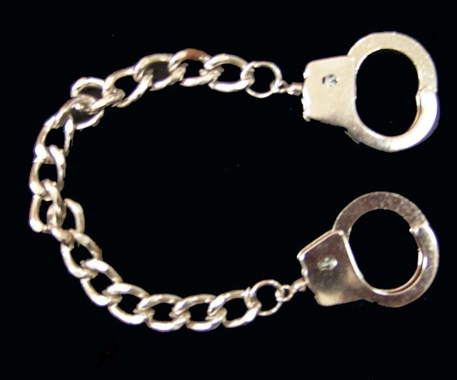 Finger Handcuff Bracelet W 7 Inch Chain Mens Women Jewelry Silver Finger Handcuff Bracelet W 7 Inch Chain Mens Women Jewelry Silver Handcuffs
