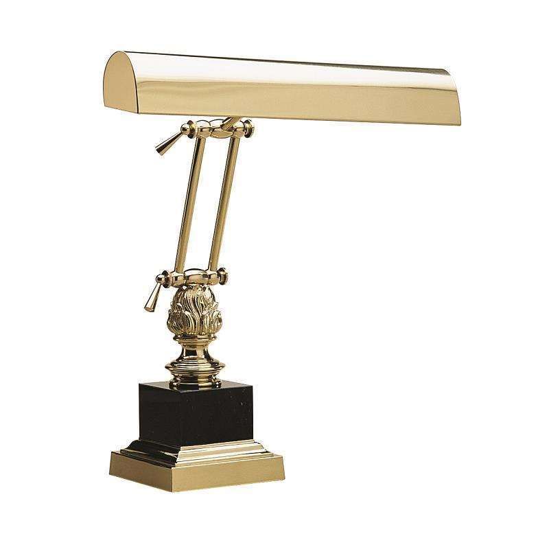 House Of Troy Brass Black Marble Piano Organ Lamp Desk Light Picture 1 Of