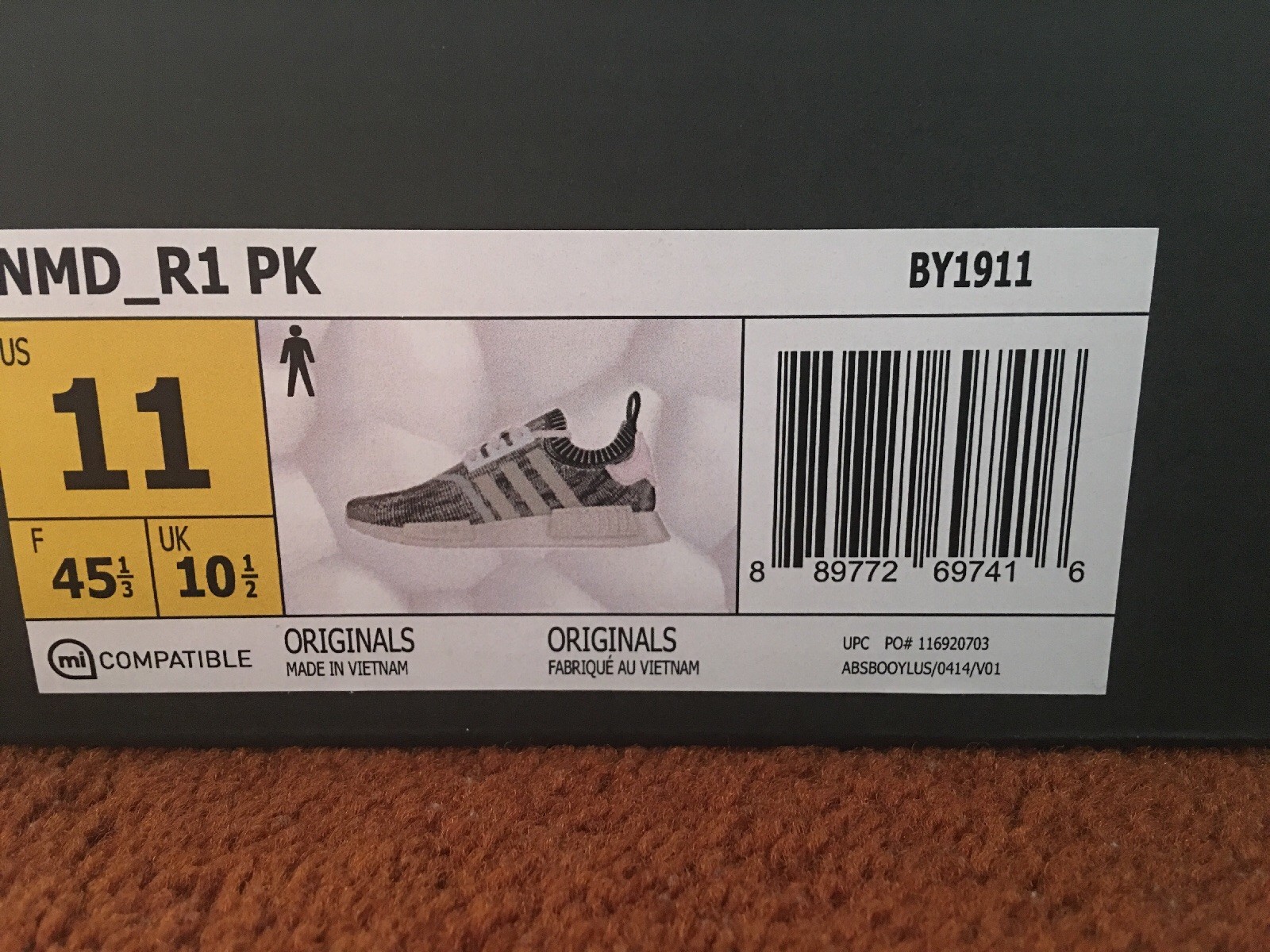 Adidas Originals NMD R1 Runner Trace Cargo Trail BA 7249 Sz Adidas Originals NMD R1 Runner Trace Cargo Trail BA 7249 Sz