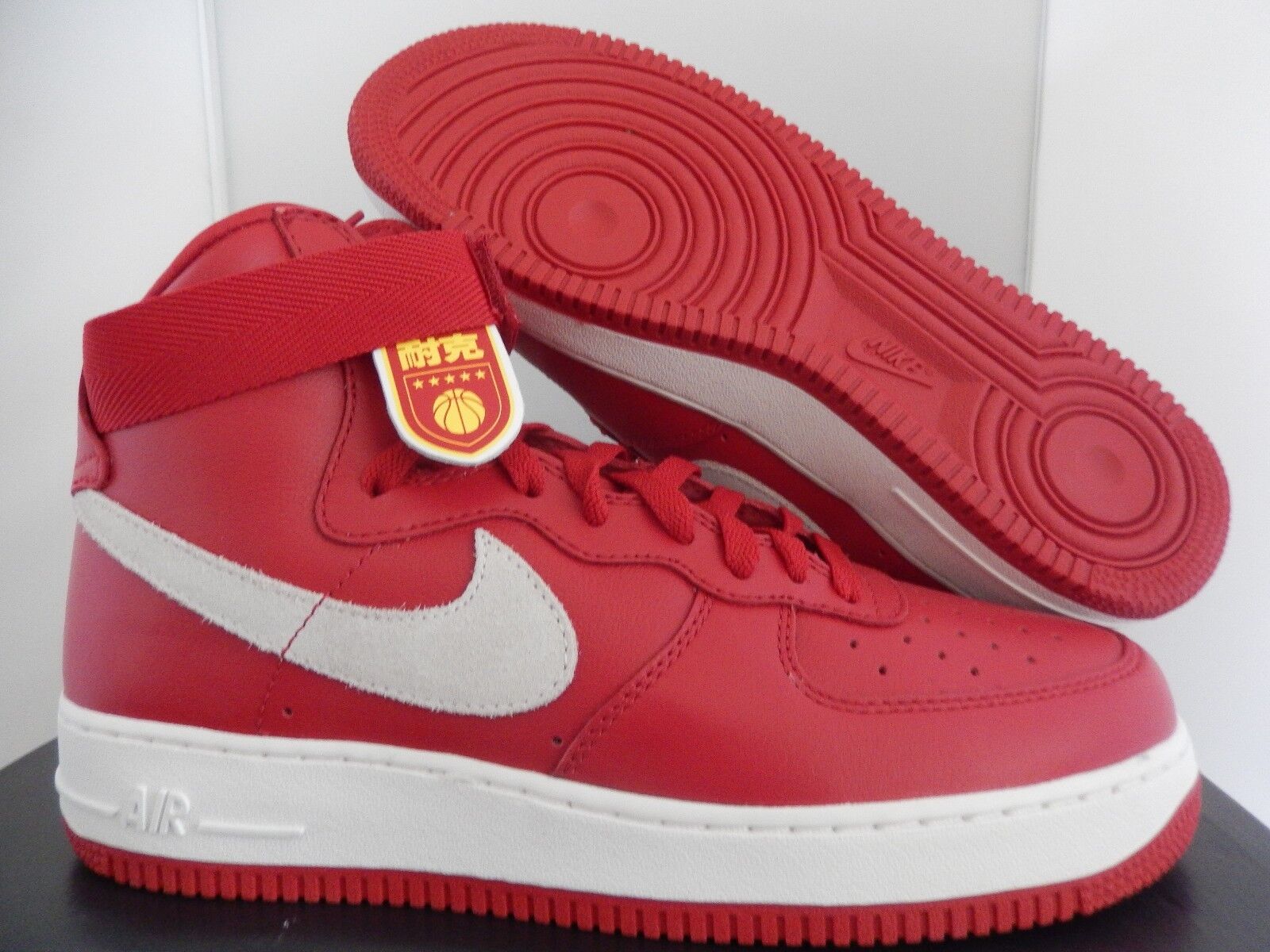 Nike Air Force 1 Hi Retro QS Nai KE Red White Men Af1 Shoes SNEAKERS ... ${res.content.global.inflow.inflowcomponent.technicalissues}