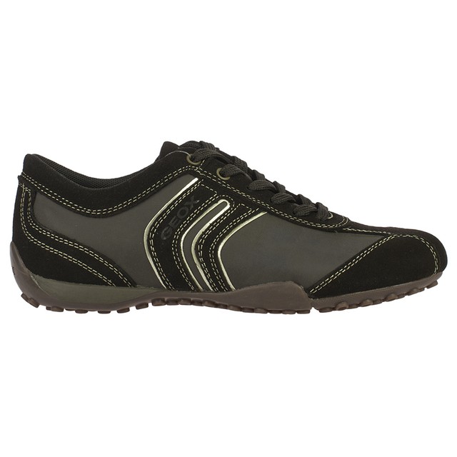 Geox D SNAKE F Scarpe Donna da ginnastica marrone mocassini di pelle comfort Geox D SNAKE F Scarpe Donna da ginnastica marrone mocassini di pelle comfort