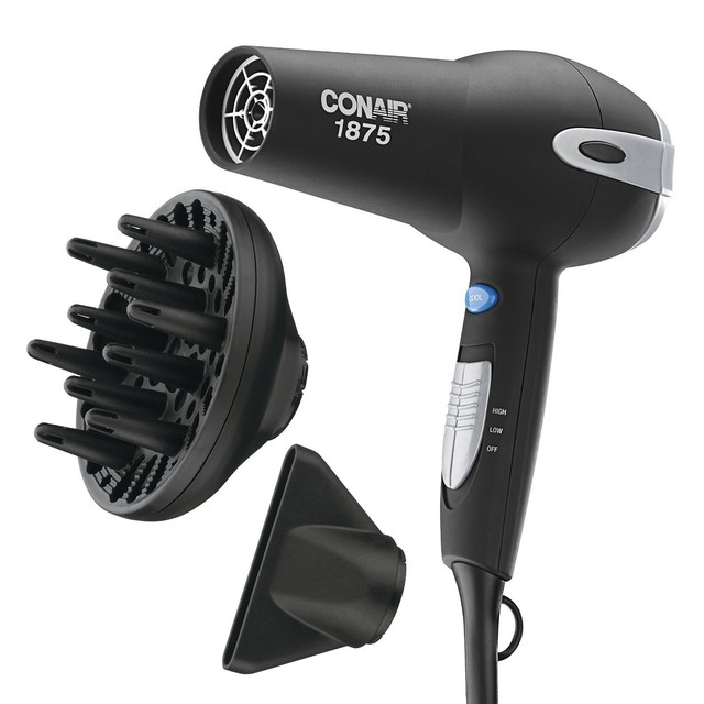 Professional Conair 1875w Tourmaline Ceramic Hair Dryer With Professional Conair 1875w Tourmaline Ceramic Hair Dryer With Diffuser New