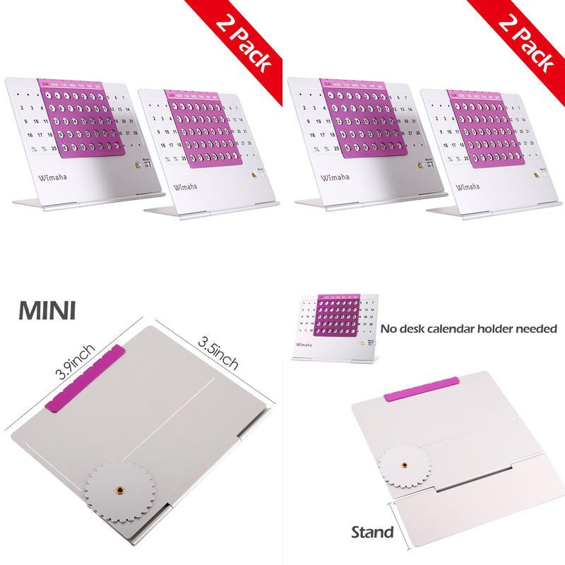 Desk Calendars Wimaha Metal Perpetual Calendar For 2018 Picture 1 Of 9