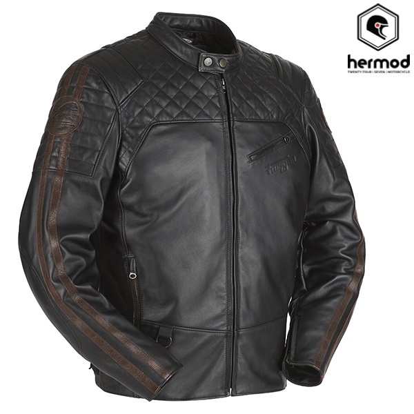 Motorcycle Furygan Legend Leather Jacket Wp Black Uk Er Furygan Legend Retro Leather Motorcycle Jacket Black