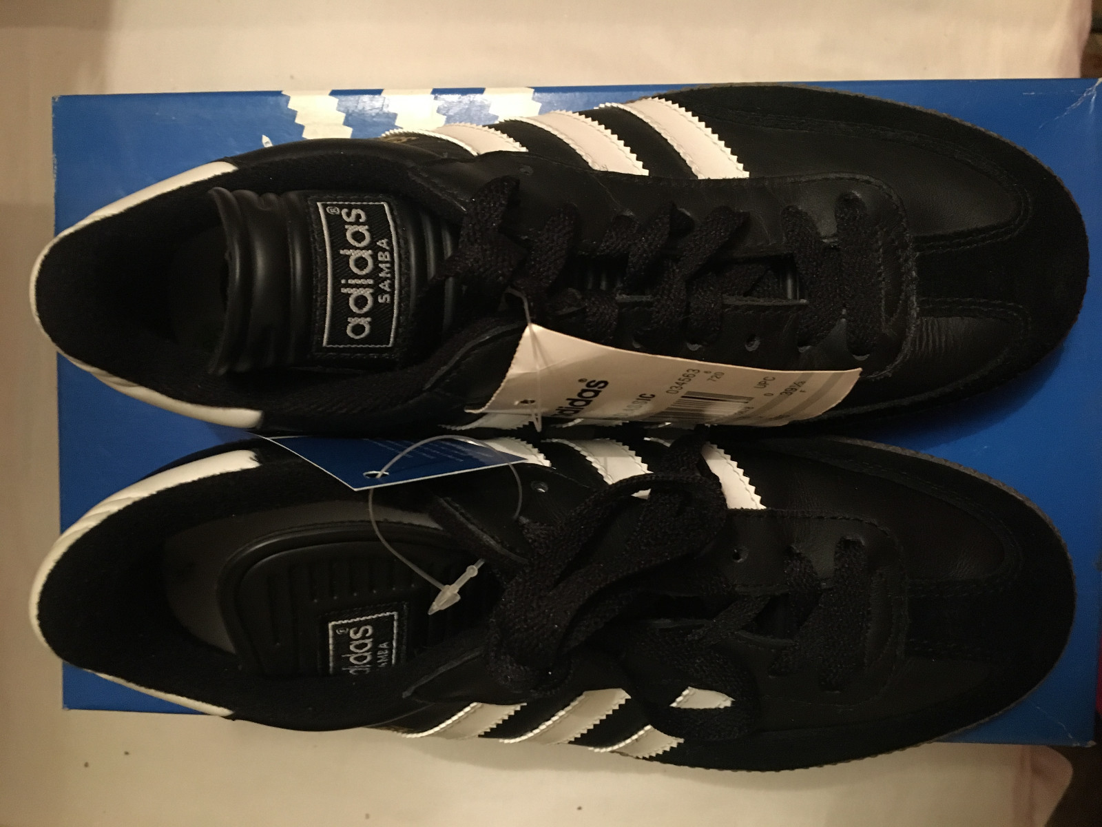 mens adidas samba classico nero / bianco 034563 ebay mens adidas samba classico nero / bianco 034563 ebay