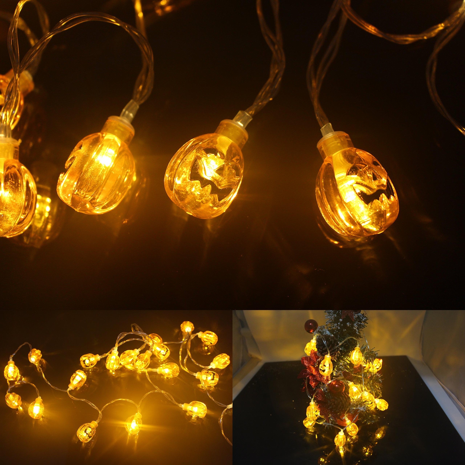 Tozz Pro Battery Operated Led Fairy String 20 Lights Orange Picture 1 Of 12