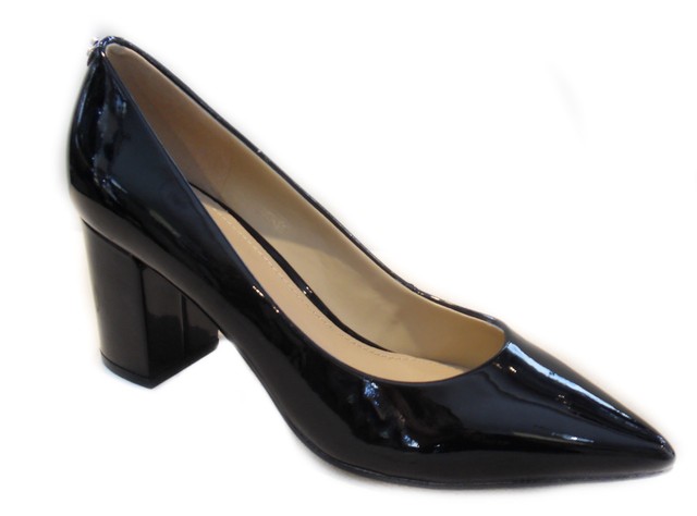 Guess flbie3pat08 black decollette laccate donna tacco largo Guess flbie3pat08 black decollette laccate donna tacco largo