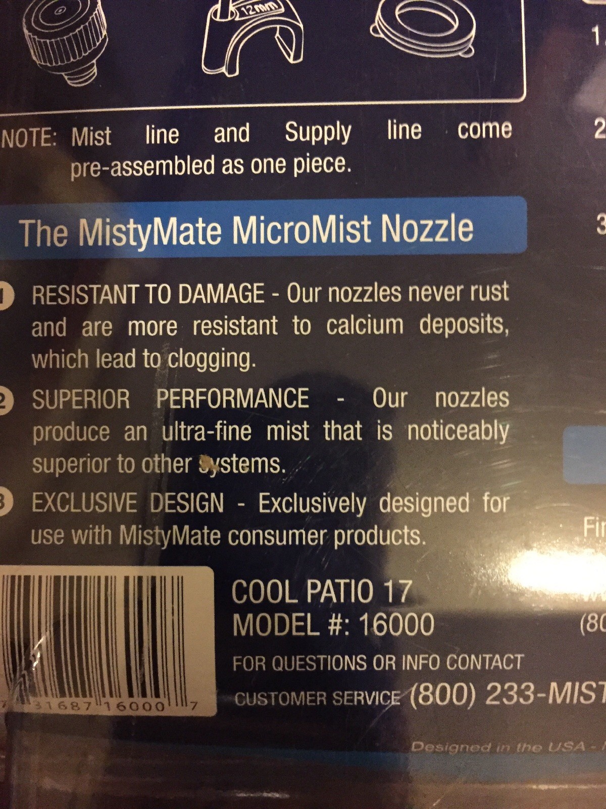 Mistymate Cool Patio 17 Professional Misting System 32 Foot Mistymate Cool Patio 17 Professional Misting System 32 Foot Nozzles