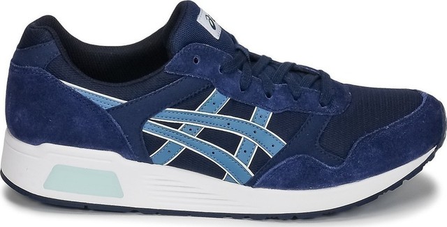 Asics Lyte Trainer Peacoat Provincial Blu Da Uomo MESH SUEDE Low Top Scarpe Da Ginnastica Asics Lyte Trainer Peacoat Provincial Blu Da Uomo MESH SUEDE Low Top Scarpe Da Ginnastica