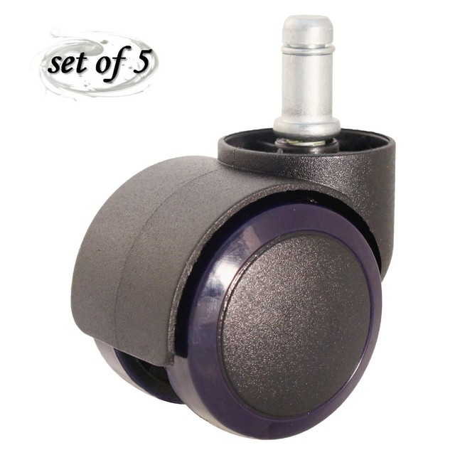 5 Office Chair Caster Swivel Rolling Wheel 2 Replacement Parts 5 Office Chair Caster Swivel Rolling Wheel 2 Replacement Parts Wooden Floor Purple