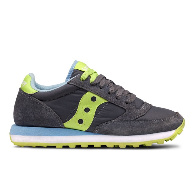 Scarpe da Donna Sneaker Jazz Grigio/Verde Saucony Originals Primavera Estate 201 Scarpe da Donna Sneaker Jazz Grigio/Verde Saucony Originals Primavera Estate 201