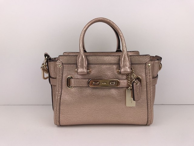 coach 35990 swagger 20 metallic pebble leather satchel carryall bag gold ebay coach 35990 swagger 20 metallic pebble leather satchel carryall bag gold ebay