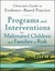 Clinician's Guide to Evidence-Based Practice: Programs and Interventions for...