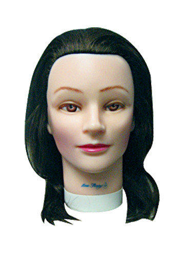 Morris Flamingo Rubber Mannequin Heads Real 100 Human Hair Beauty Rubber Mannequin Head Morris Flamingo N6523 100 Human Hair 17 19