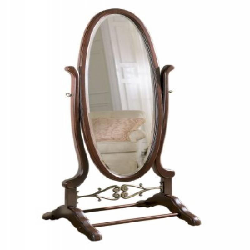 Powell Furniture Heirloom Cherry Cheval Floor Mirror Picture 1 Of
