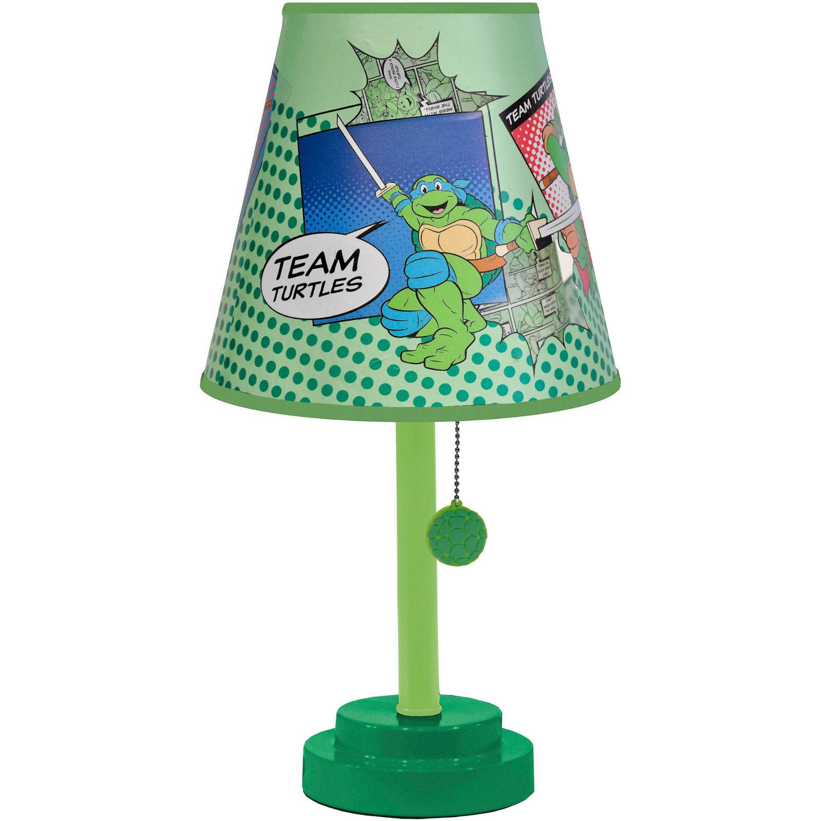 Nickelodeon Teenage Mutant Ninja Turtles Retro Cut Table Lamp Picture 1 Of 2