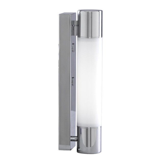 Searchlight Le2208cc Chrome Energy Saving Bathroom Wall Light Searchlight 18w Low Energy Chrome Modern Bathroom Wall Fitting Bracket Light New
