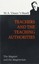 Vister`T-Teachers And The Teaching Authorite BOOK NEW