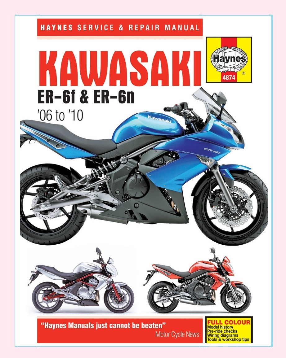 Haynes Manual for Kawasaki Er Er6 Er-6 Er-6f Er-6n 2006-09 | eBay