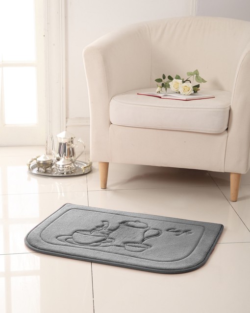 Gray Coffee Memory Foam Anti Fatigue Kitchen Floor Mat Rug Victoria Gray Coffee Memory Foam Anti Fatigue Kitchen Floor Mat Rug Victoria Classics