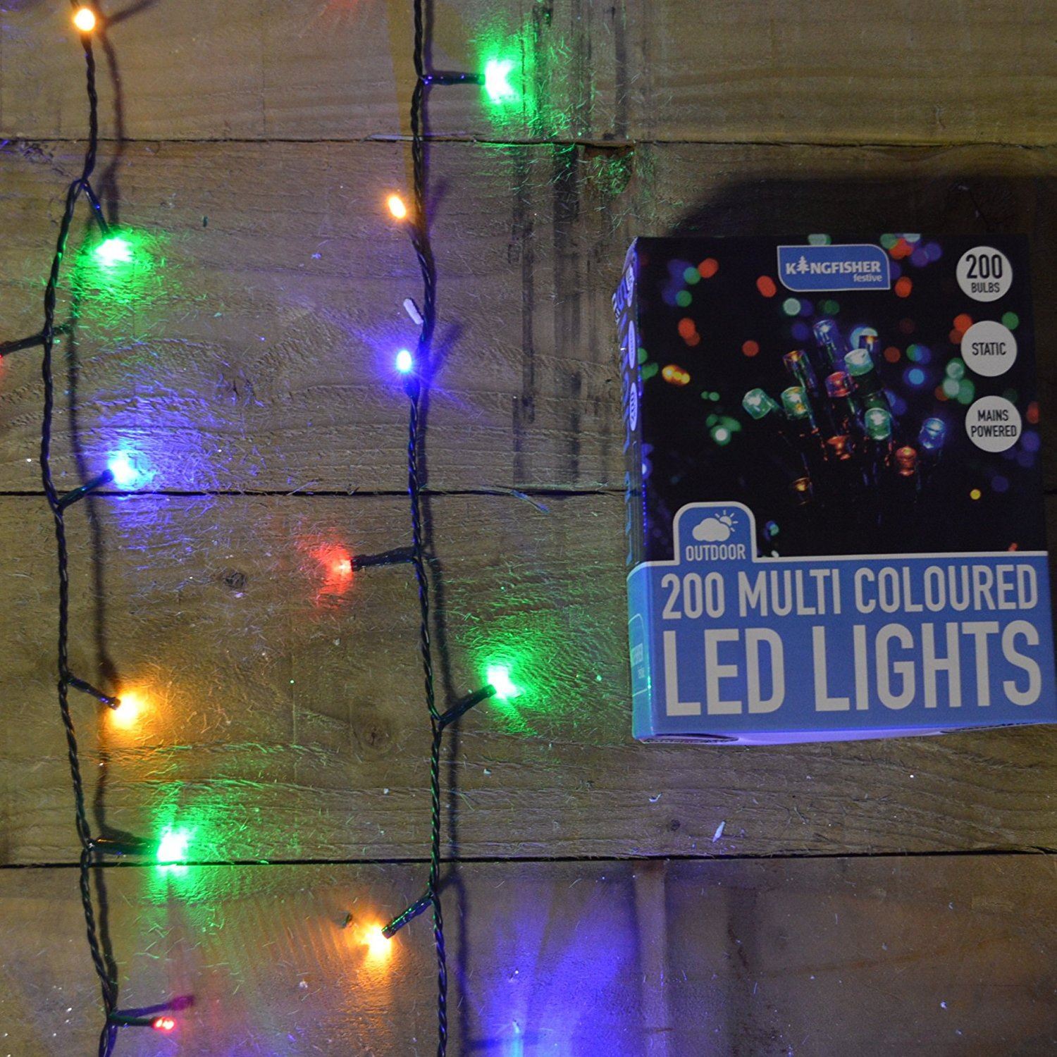 200 Multi Coloured Static Led Lights Outdoor Or Indoor Picture 1 Of