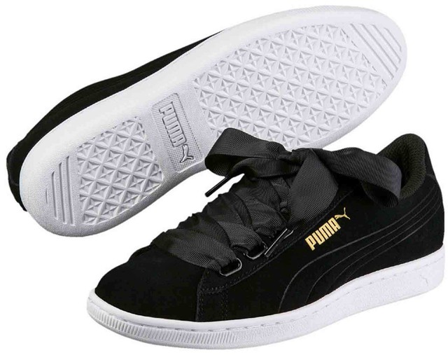 Puma Vikky Donna Sneakers Scarpe da ginnastica casual 364262 002 Nero NUOVO Puma Vikky Donna Sneakers Scarpe da ginnastica casual 364262 002 Nero NUOVO