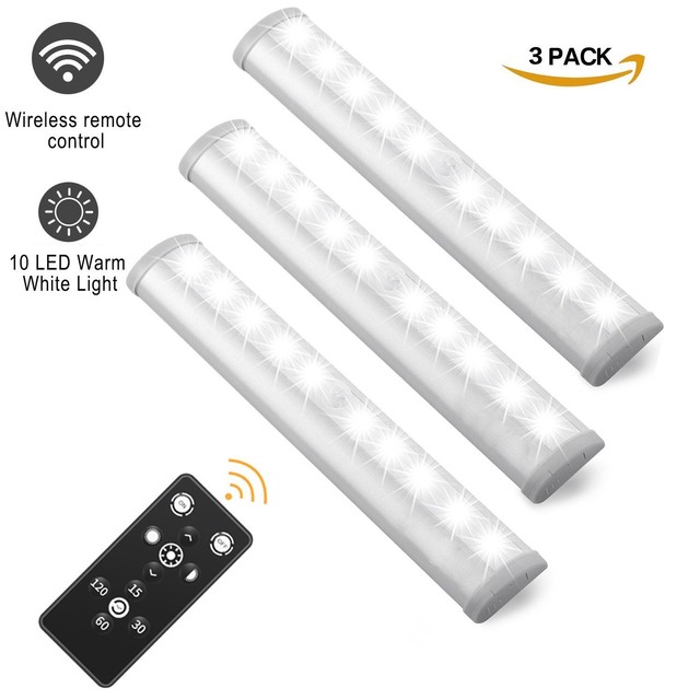 Wireless Remote Control Led Under Cabinet Lighting 3 Pack Ldopto Wireless Remote Control Led Under Cabinet Lighting 3 Pack Ldopto Warm White