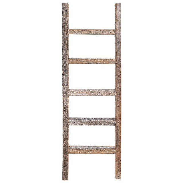 Decorative Ladder Reclaimed Old Wooden 4 Foot Rustic Barn Decorative Ladder Reclaimed Old Wooden 4 Foot Rustic Barn Wood