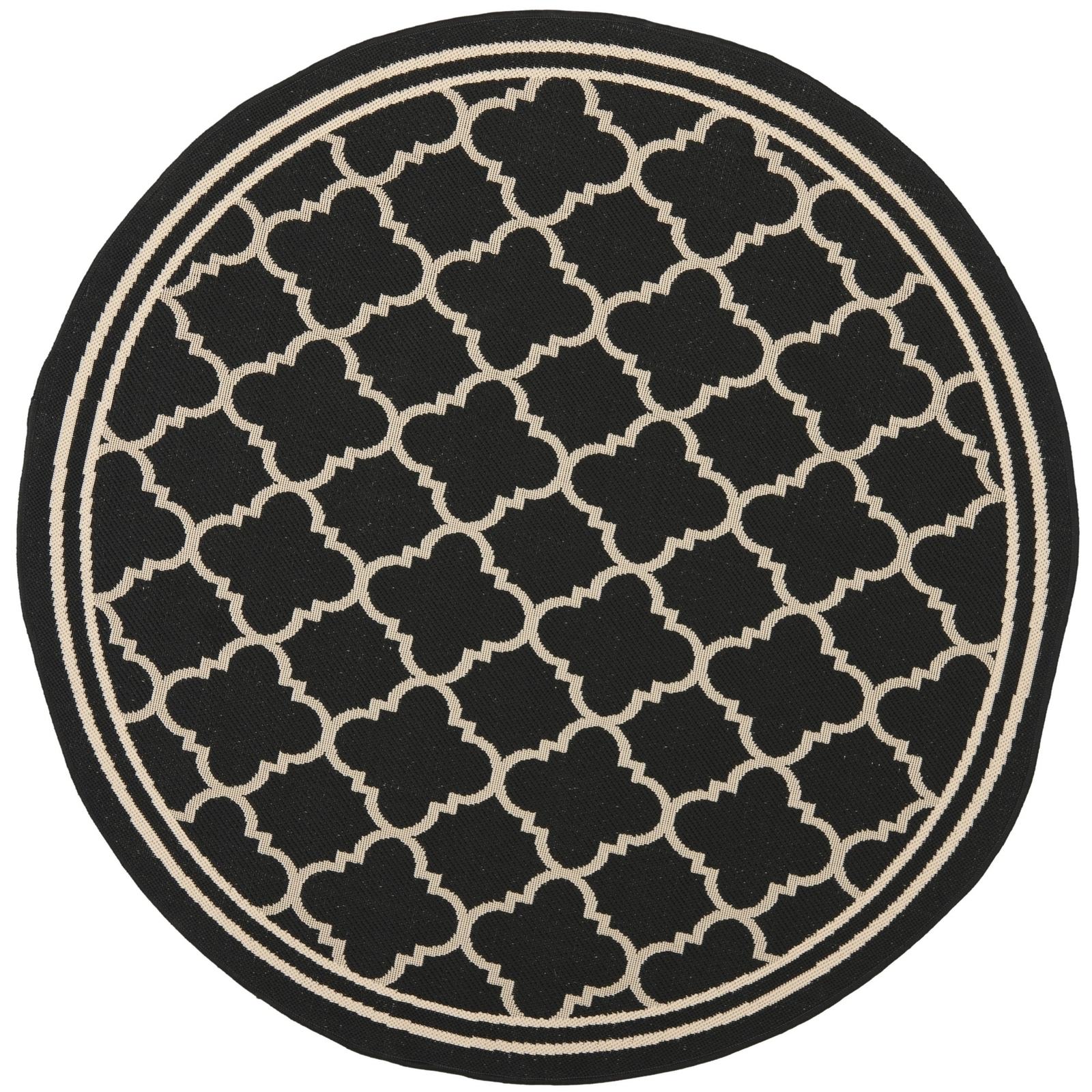 Safavieh Courtyard Collection Cy6918 226 Black And Beige Round Area Safavieh Courtyard Collection Cy6918 226 Black And Beige Round Area Rug 7 Feet