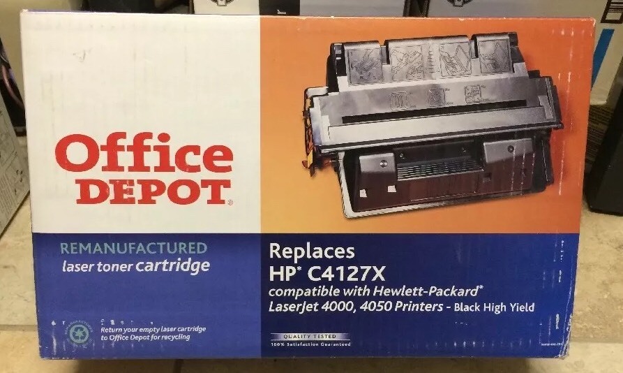 Office Depot Brand Remanufactured Toner Cartridge For Hp 27x C4127x Picture 1 Of