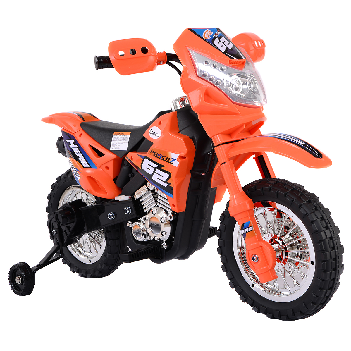 Uncategorized Kids Motorcycle costzon kids ride on motorcycle with training wheel 6v battery picture 1 of 7
