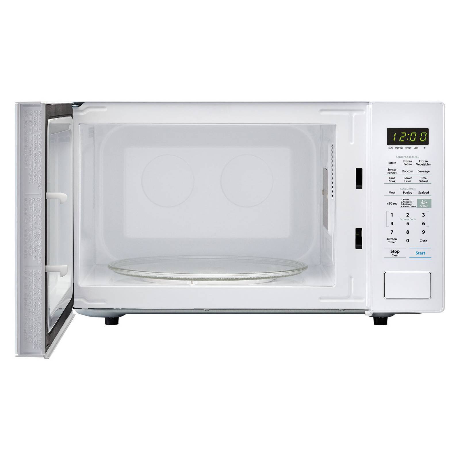 Sharp Smc1441cw Carousel Countertop Microwave Oven White 1000w 1 4 Picture 3 Of 4