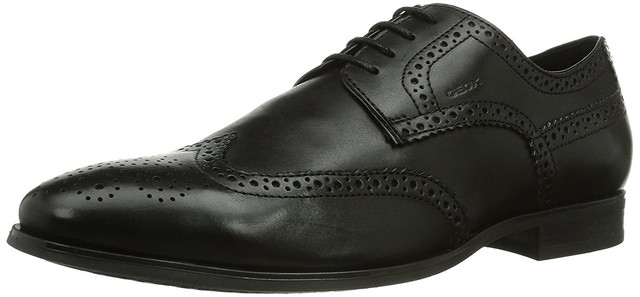 GeoxU ALBERT 2FIT B Brogue Uomo Nero Schwarz p0n GeoxU ALBERT 2FIT B Brogue Uomo Nero Schwarz p0n