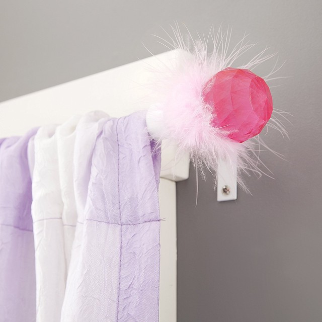 Kenney Phoebe Kids Window Curtain Rod 28 To 48 Inch Pink Kenney Phoebe Kids Window Curtain Rod 28 To 48 Inch Pink