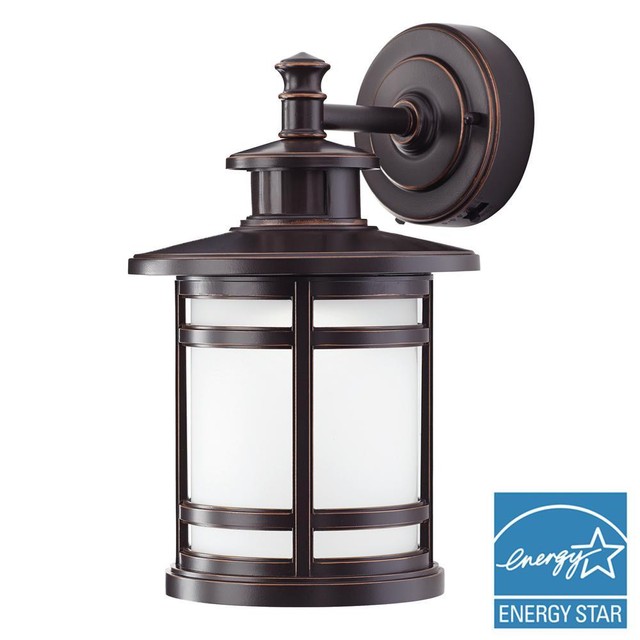 Wall Mount Lantern Oil Rubbed Bronze Motion Sensor Outdoor Oil Rubbed Bronze Lighting Integrated Led Outdoor Lamp Motion Sensor Lantern