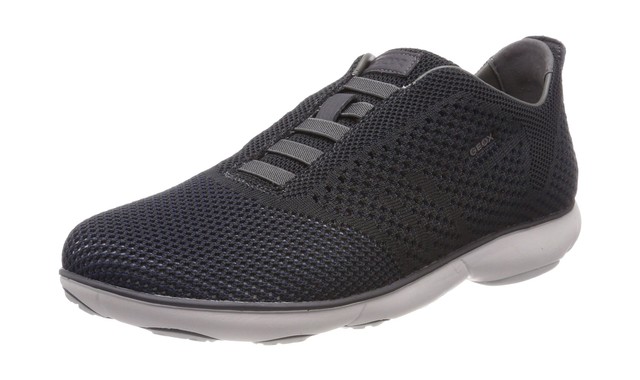 Geox da uomo U Nebula Low Top B Scarpe Da Ginnastica Grigio Dk Grigio/Blu 8 UK Geox da uomo U Nebula Low Top B Scarpe Da Ginnastica Grigio Dk Grigio/Blu 8 UK