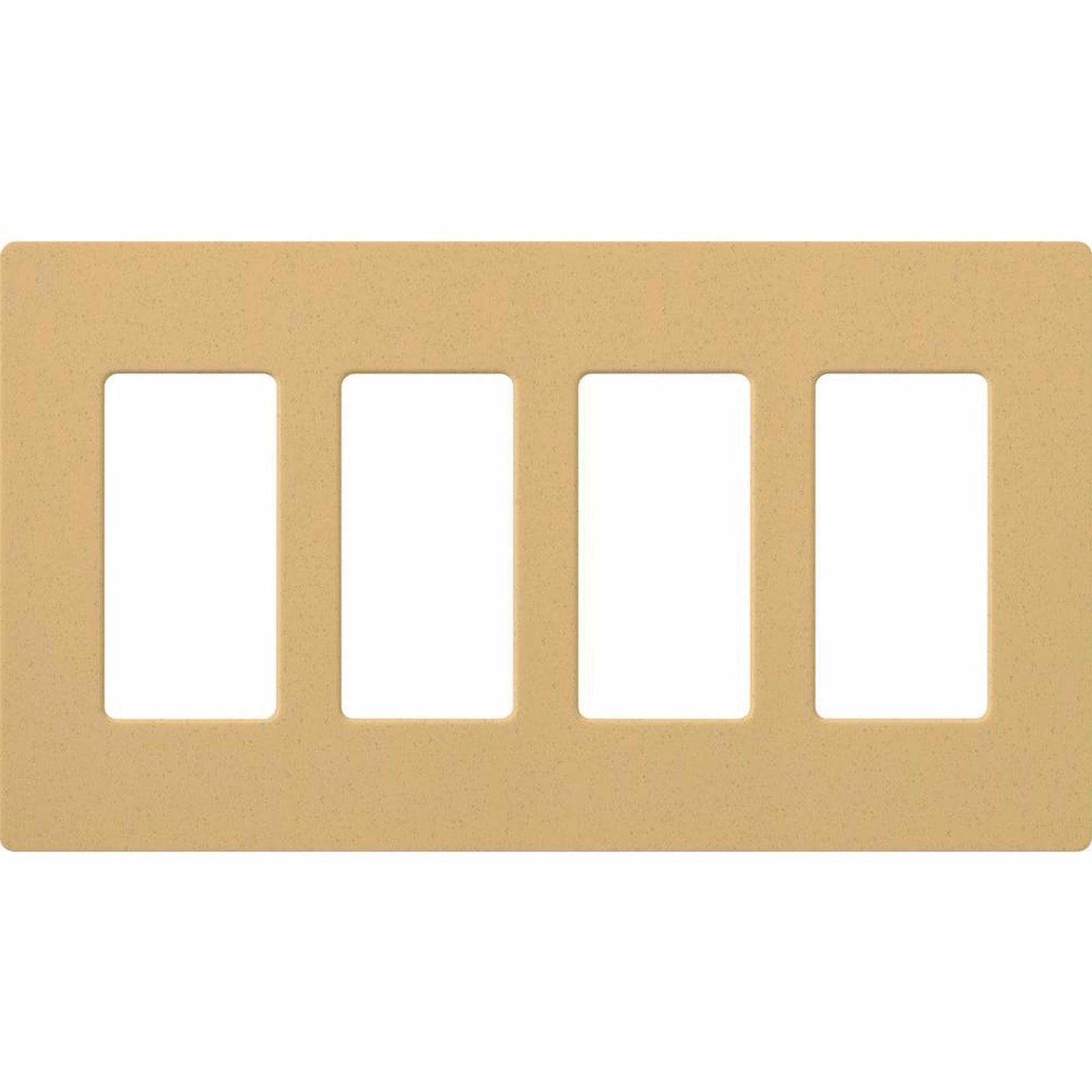 Lutron Claro 4 Gang Decorator Wall Plate Goldstone Sc Gs Picture 1 Of 3