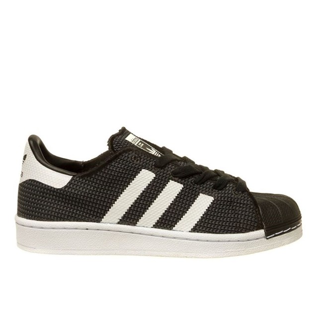 Adidas Superstar J BZ0351 nero scarpe basse Adidas Superstar J BZ0351 nero scarpe basse